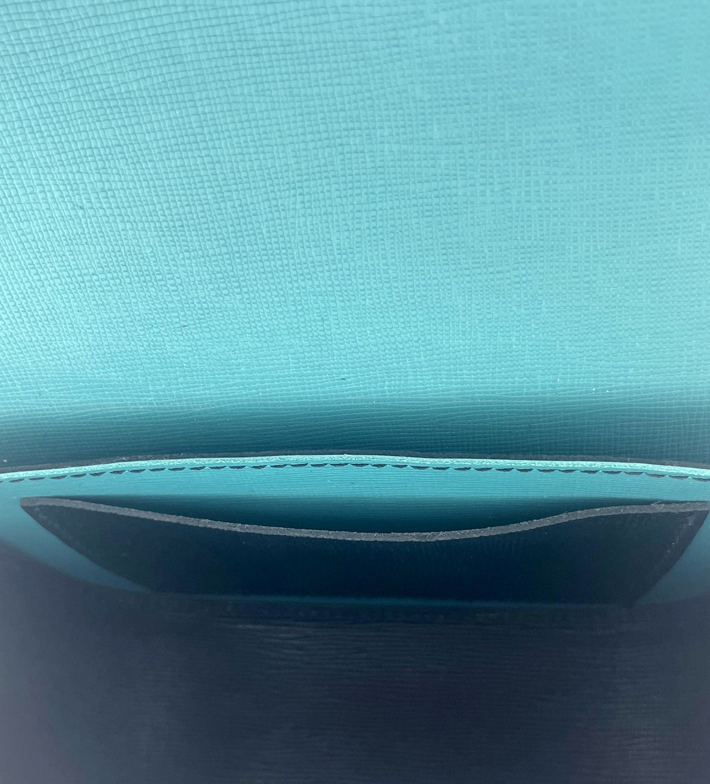 Gabi shoulder bag - black-turquoise