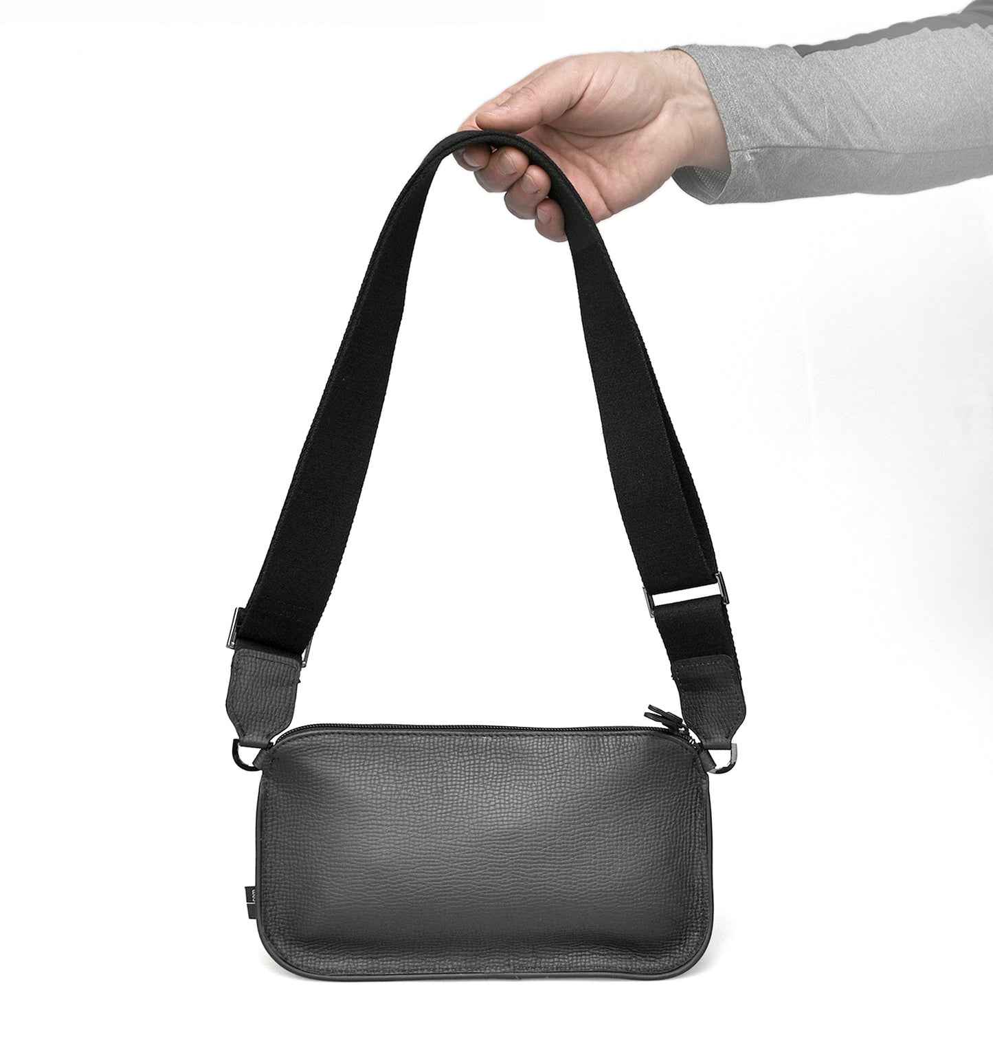 Leo "S" unisex táska - fekete crossprint