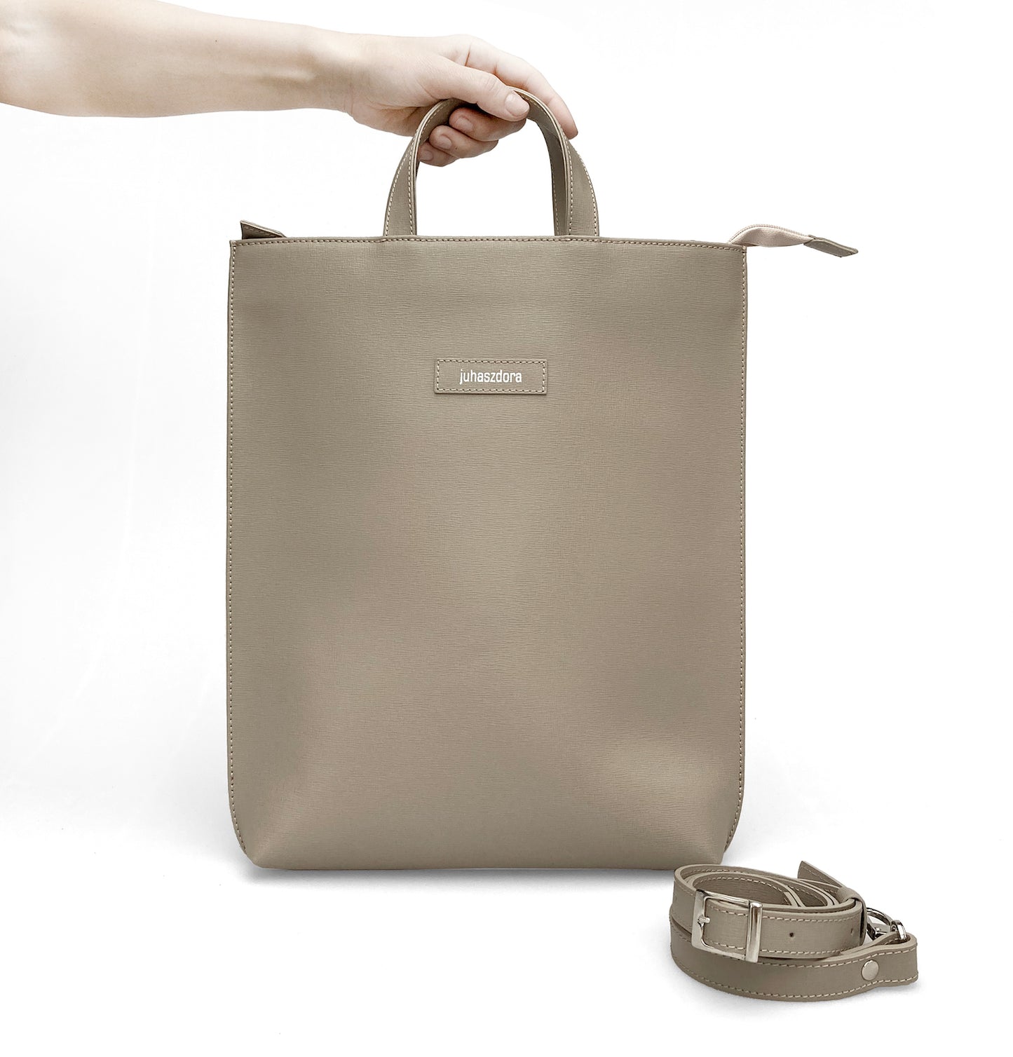 Réka mini válltáska - homokszín crossprint