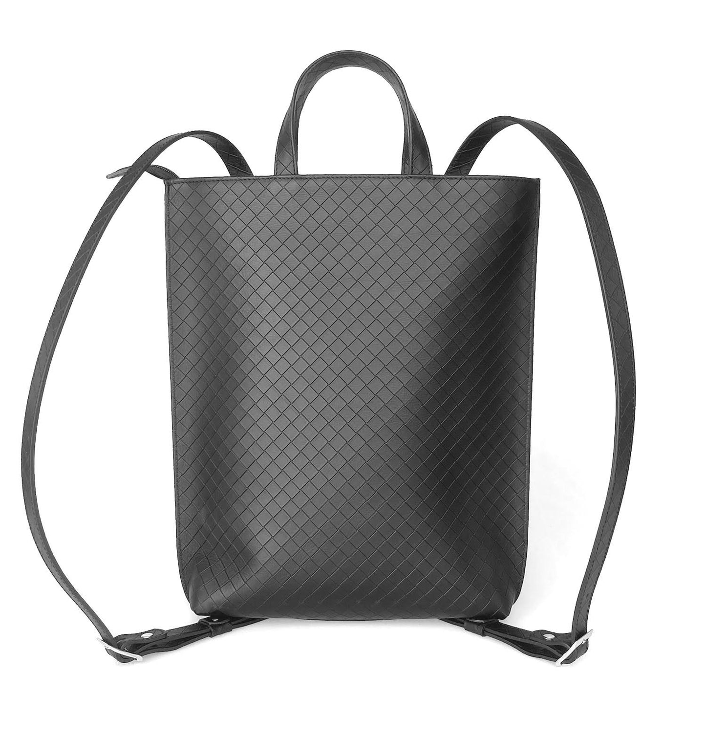 Réka mini hátitáska - fekete kockás