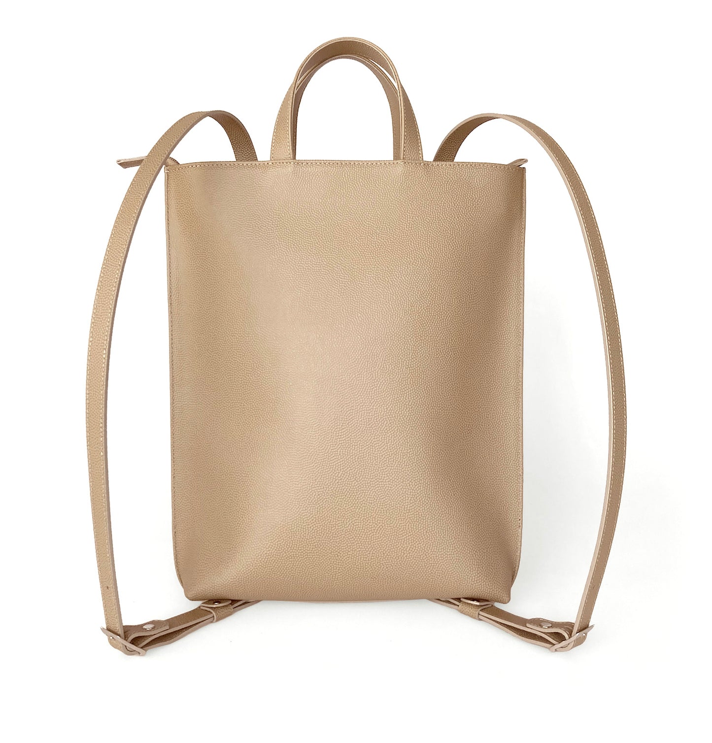 Réka mini hátitáska - mogyoró crossprint