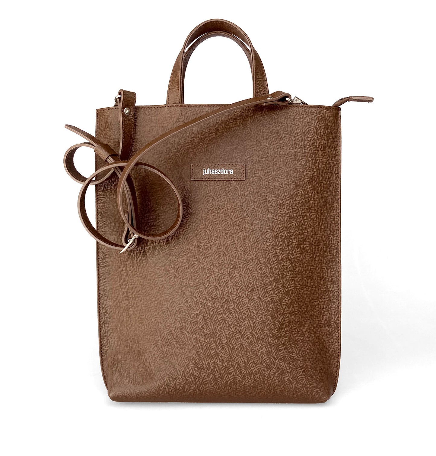 Réka mini válltáska - csokibarna crossprint