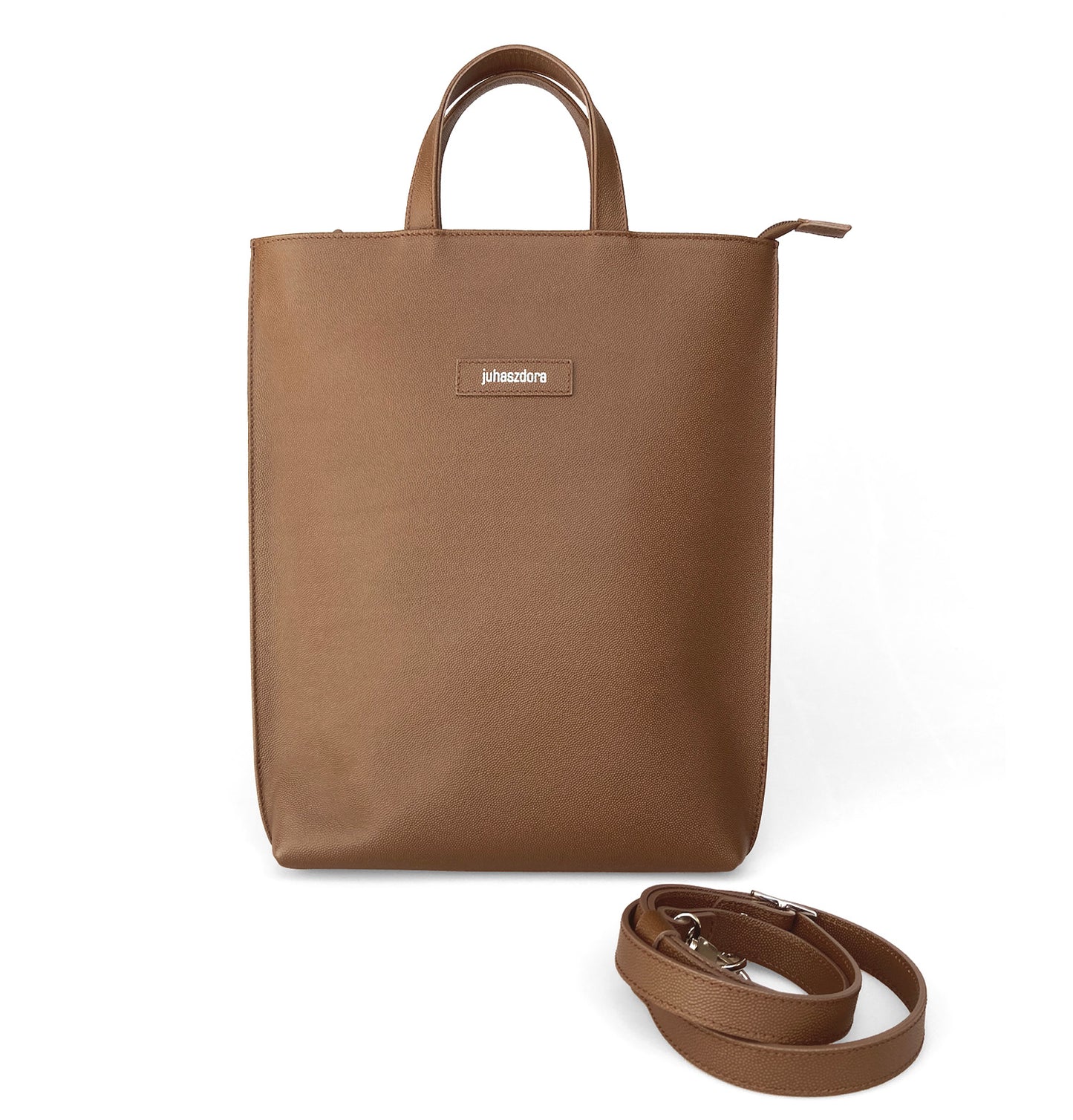 Réka mini válltáska - csokibarna crossprint