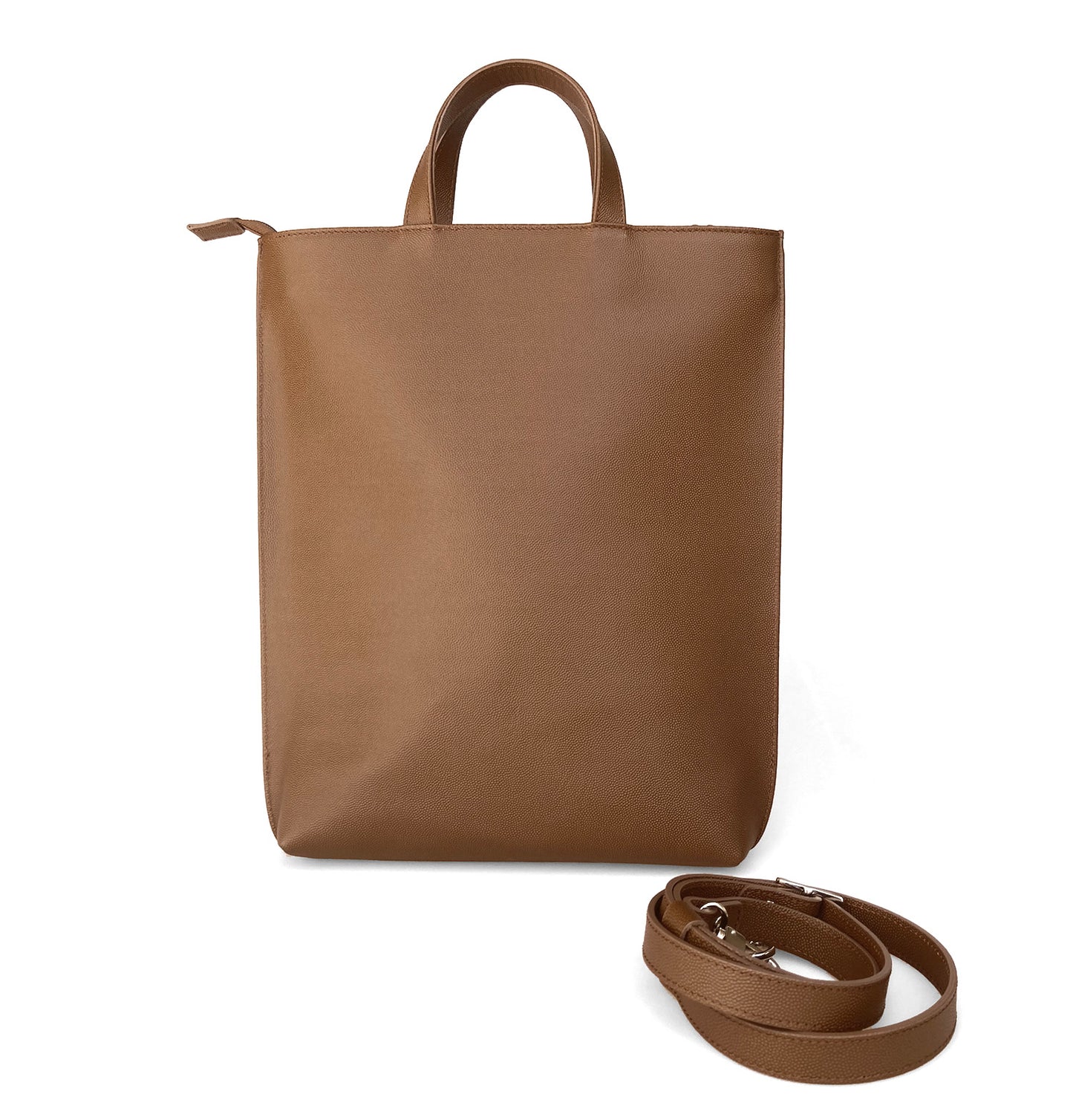 Réka mini válltáska - csokibarna crossprint