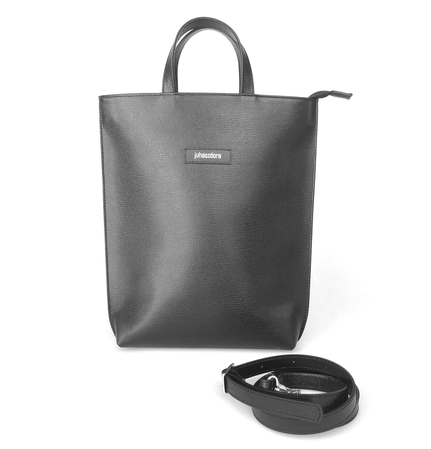 Réka mini válltáska - fekete crossprint