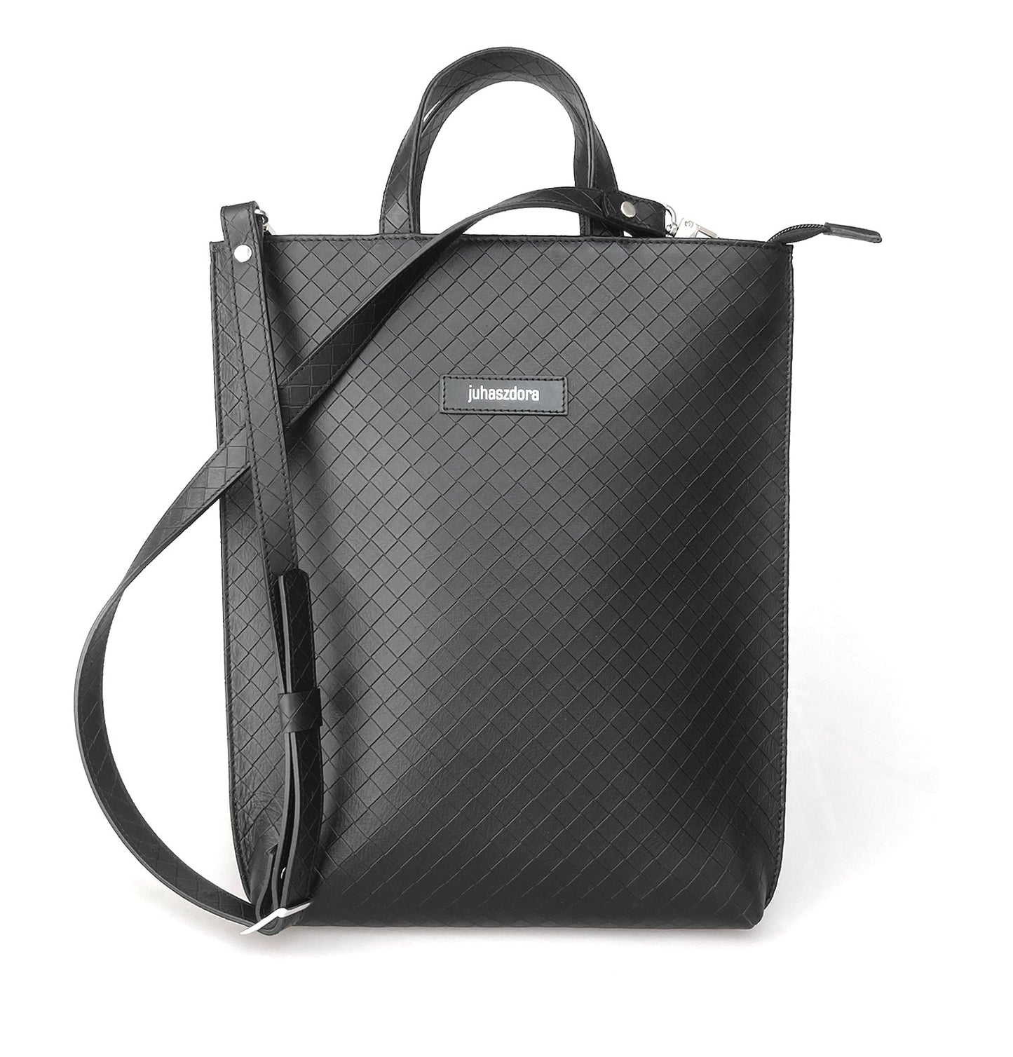 Réka mini válltáska - fekete cockás mintás