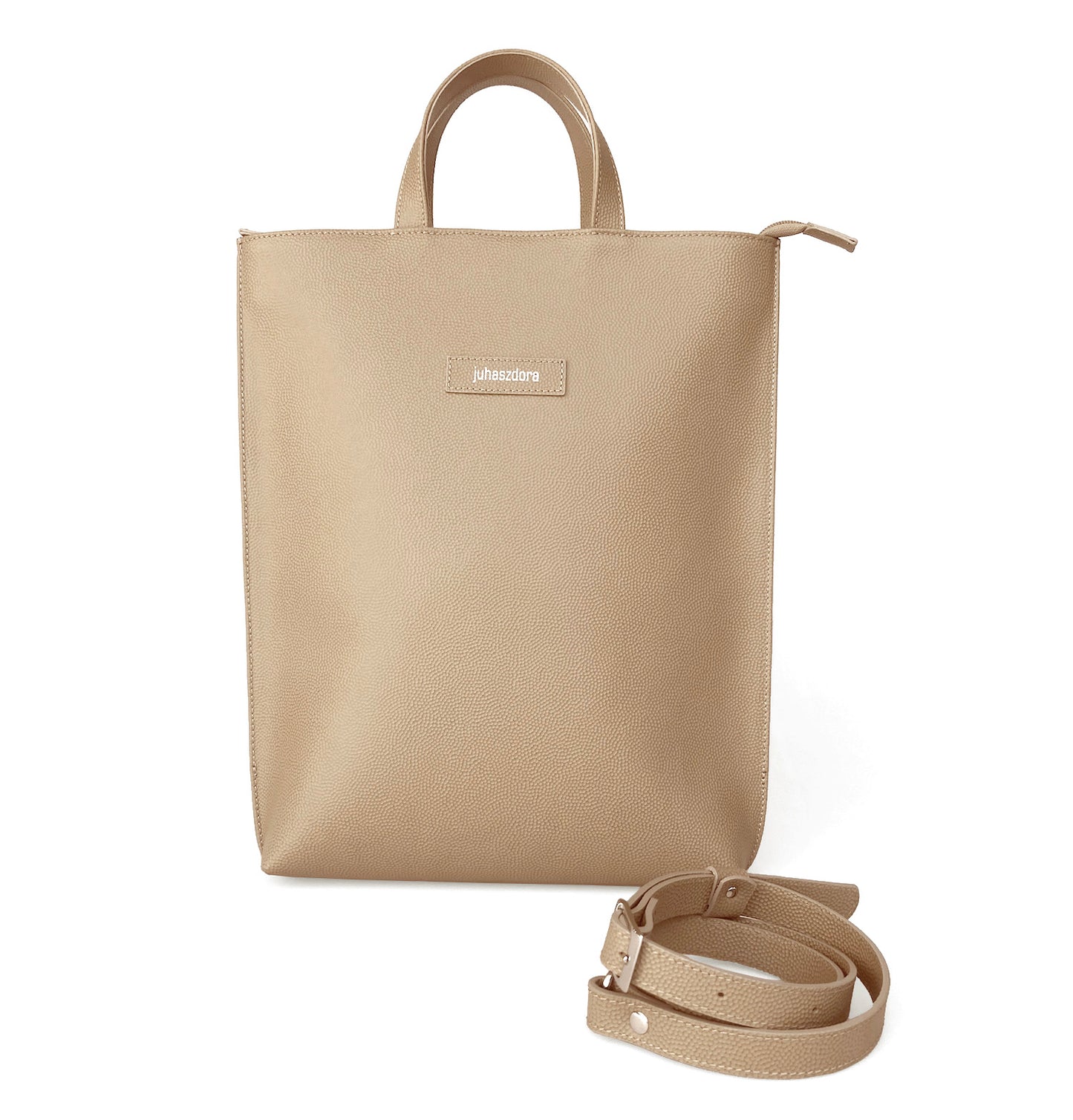 Réka mini válltáska - mogyoró crossprint