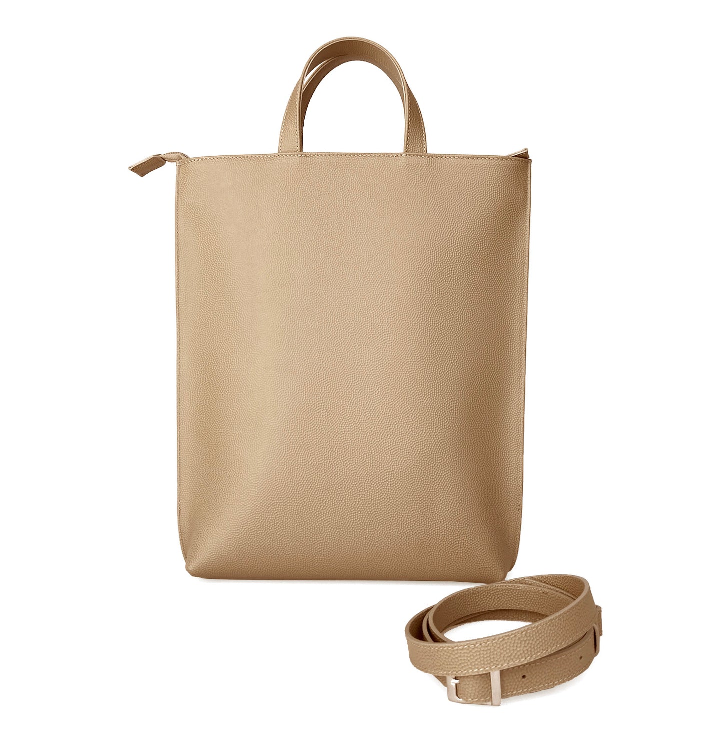 Réka mini válltáska - mogyoró crossprint