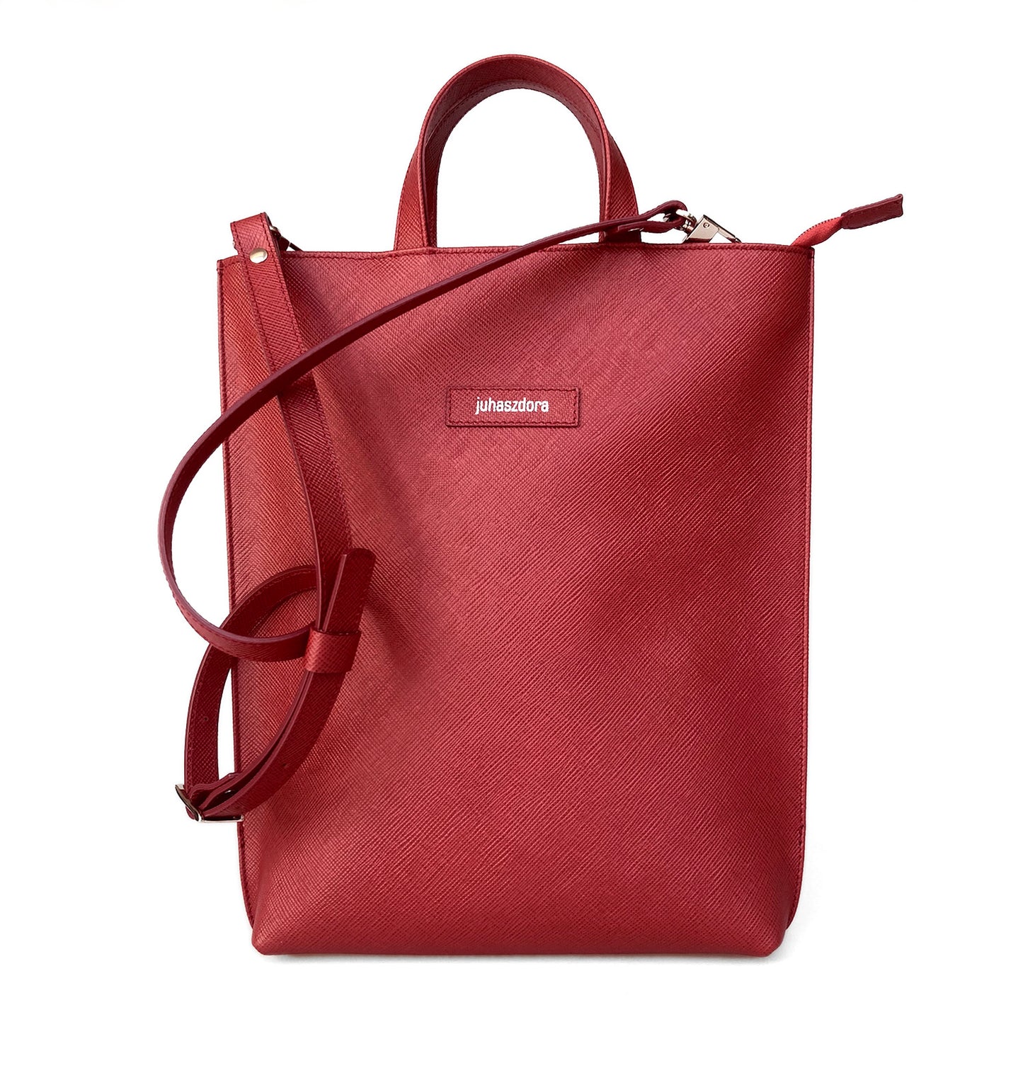 Réka mini válltáska - piros crossprint