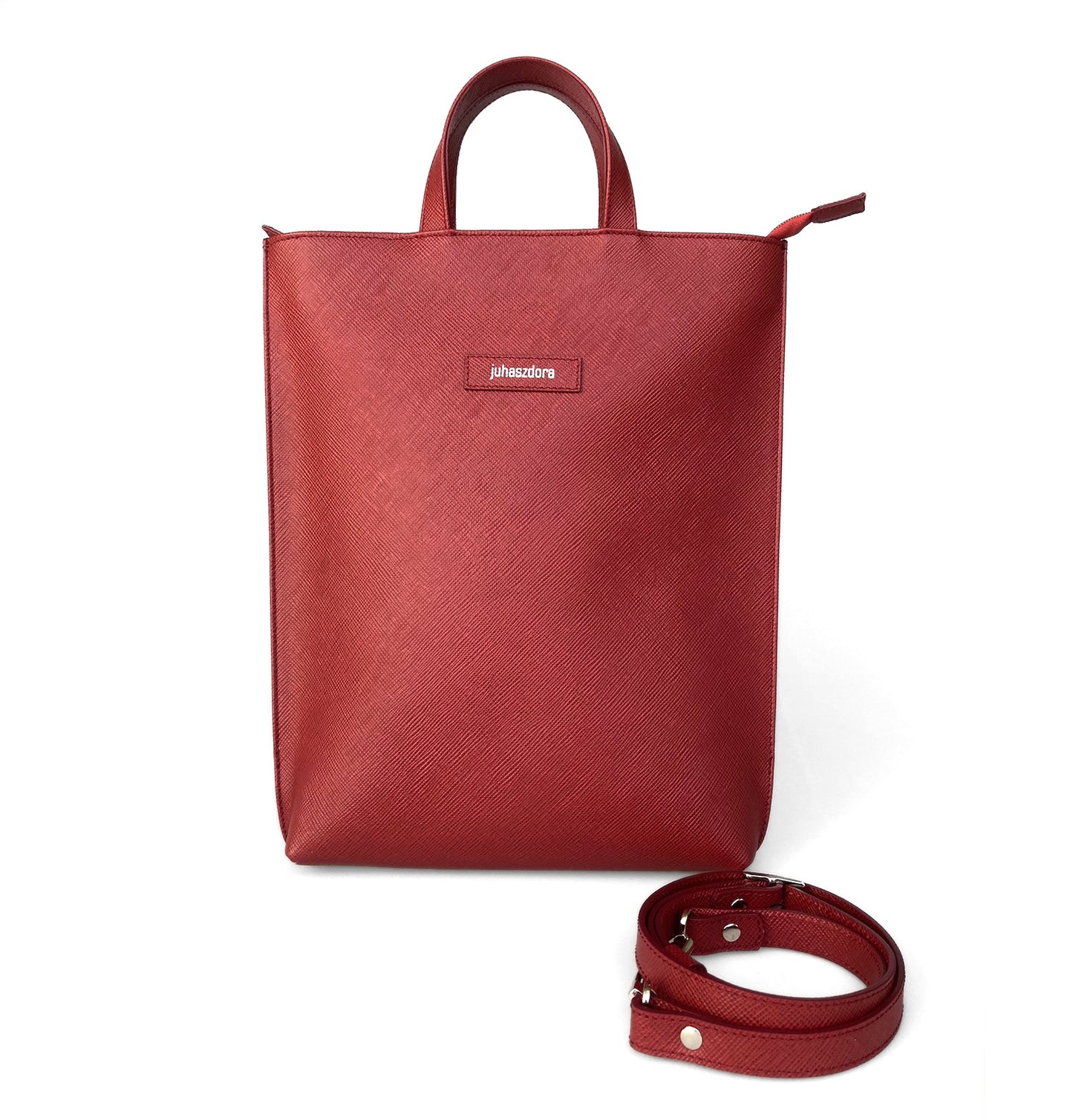 Réka mini válltáska - piros crossprint