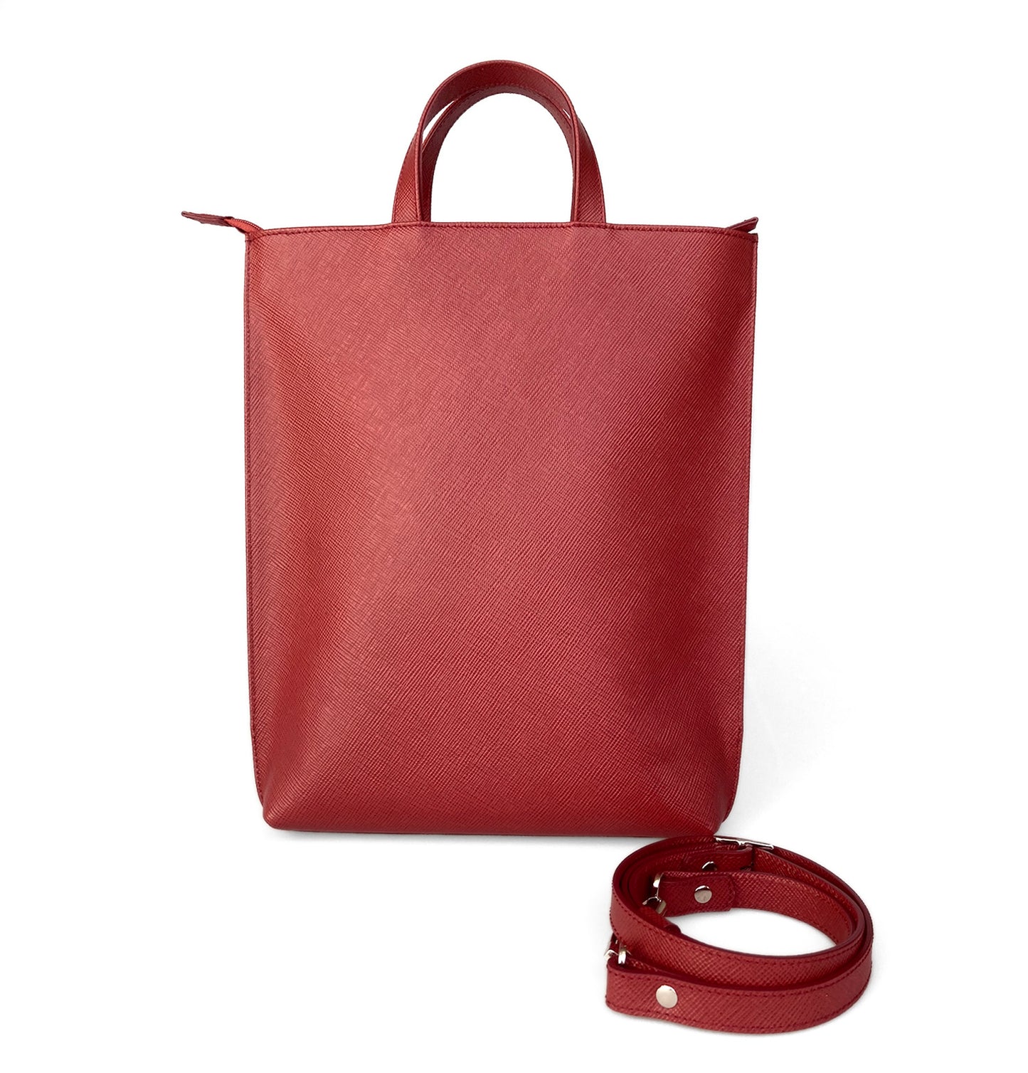 Réka mini válltáska - piros crossprint