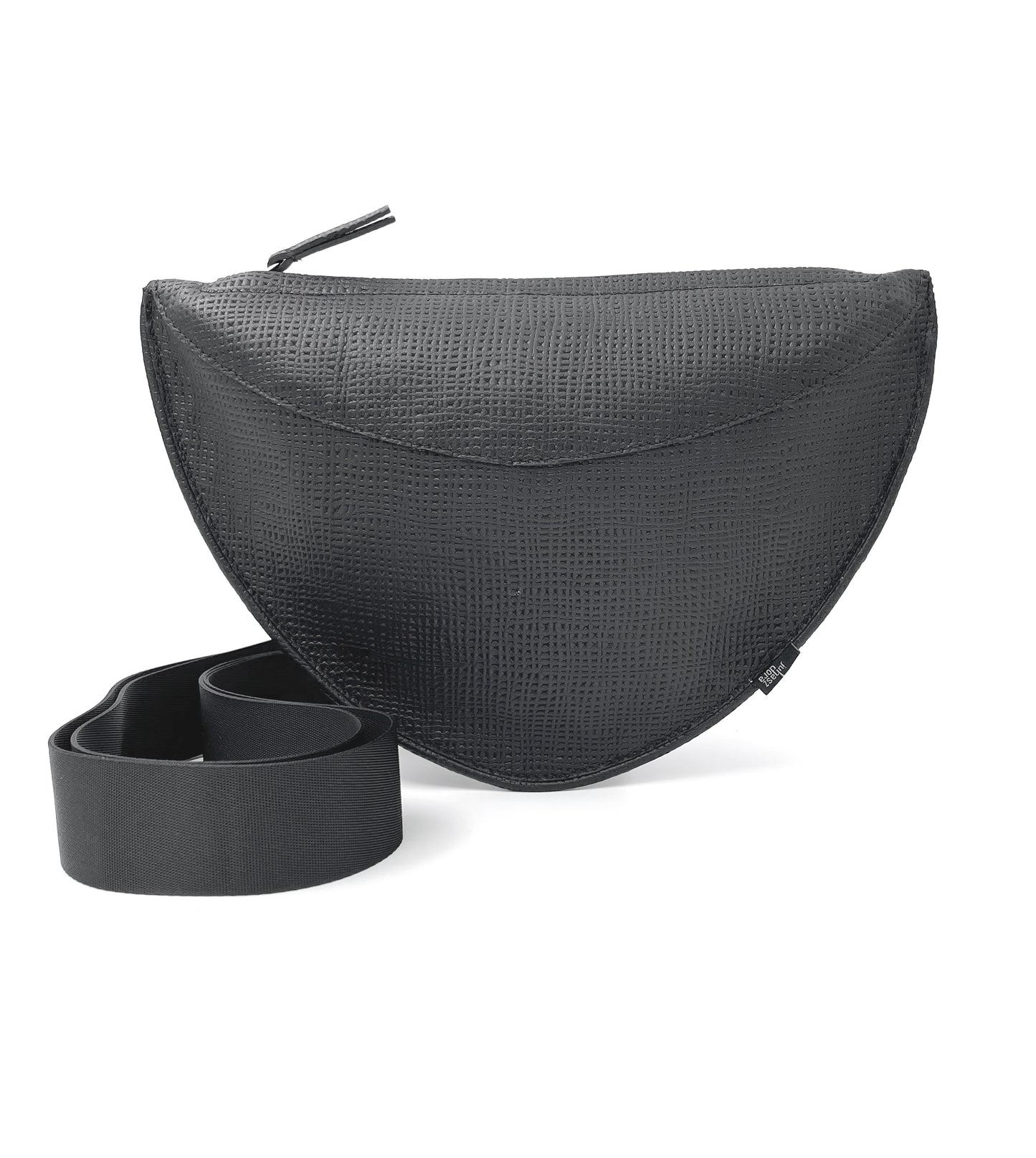 Vanda belt bag - black crossprint