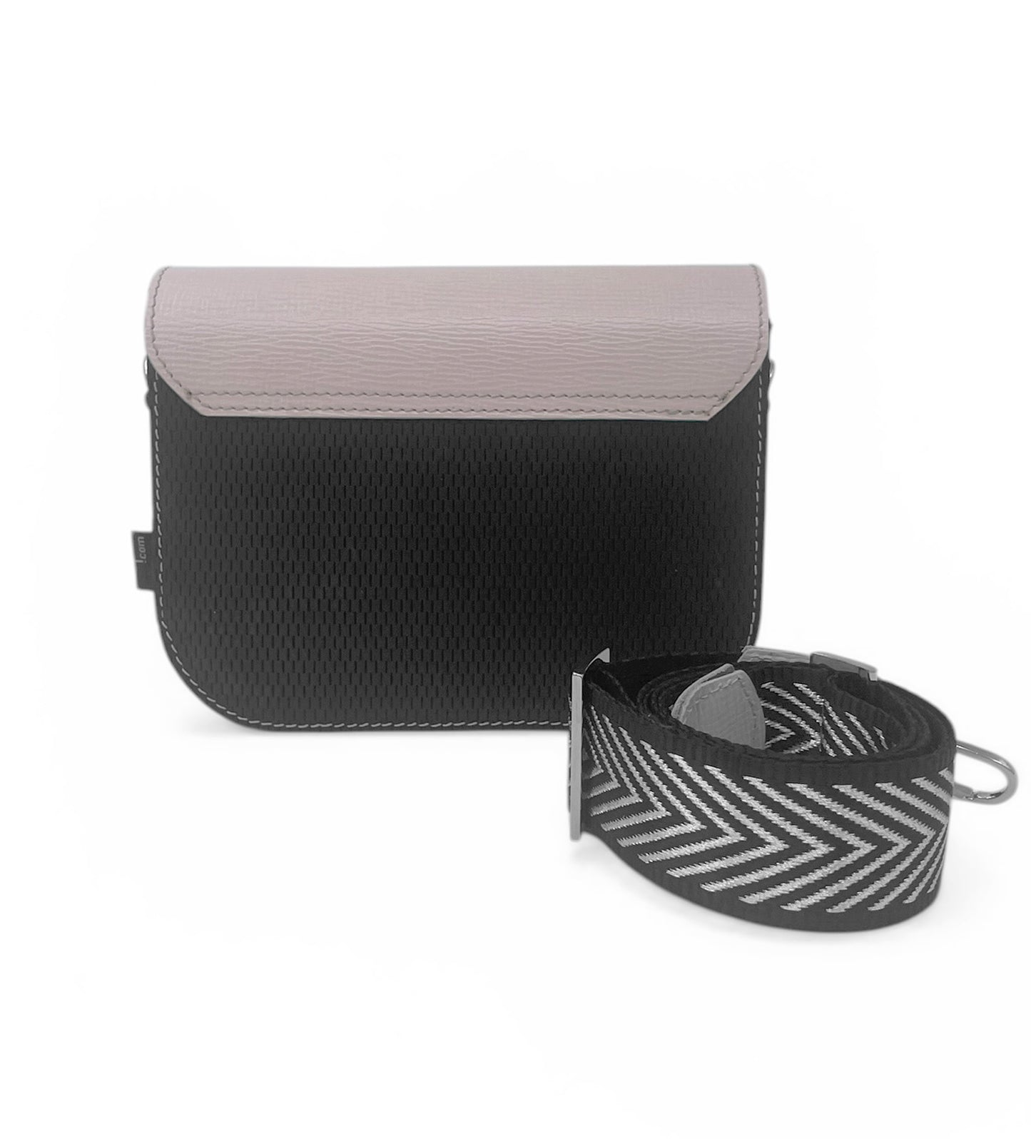 Gabi shoulder bag - black-powderping-mintgreen
