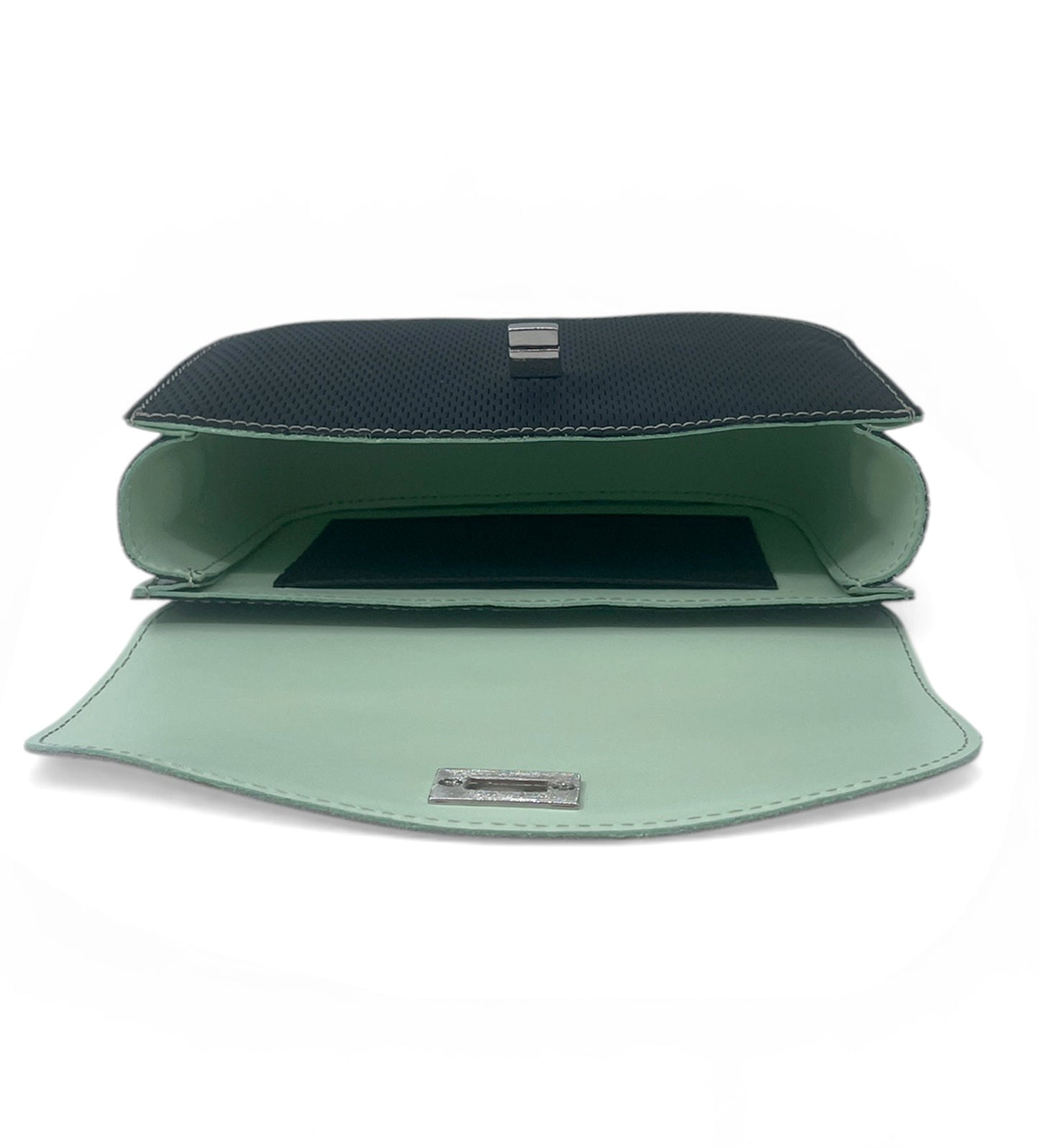 Gabi shoulder bag - black-powderping-mintgreen