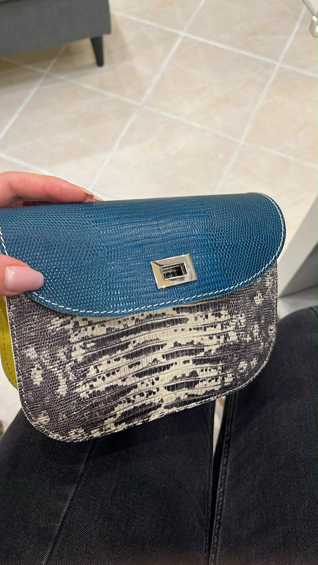 Gabi shoulder bag - gray