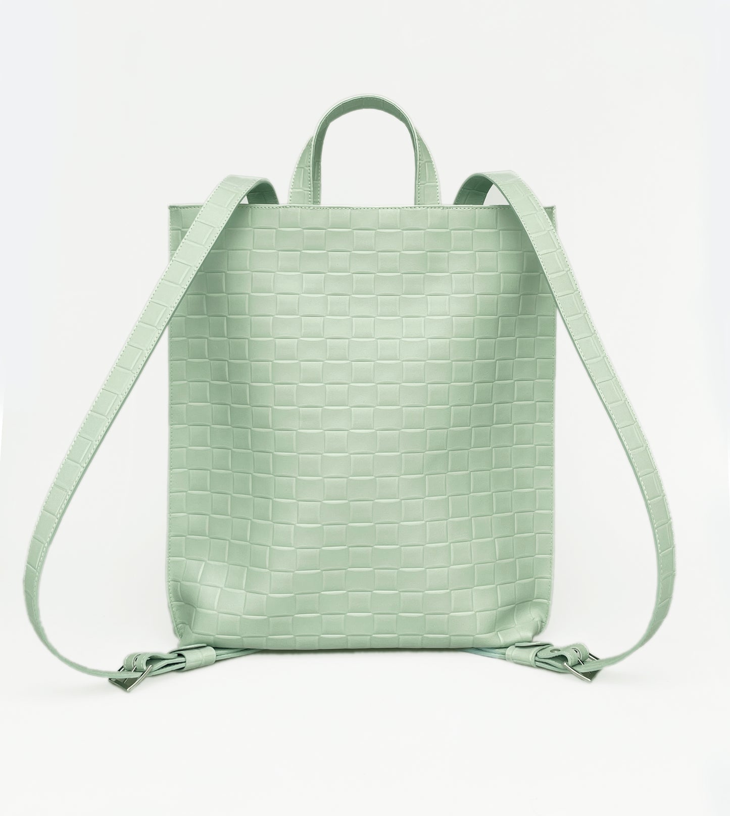 Réka backpack - mint green with pattern