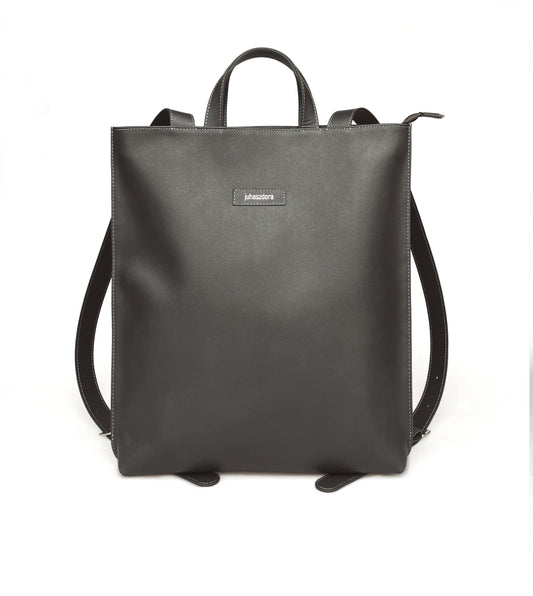Réka backpack - dark gray with pattern