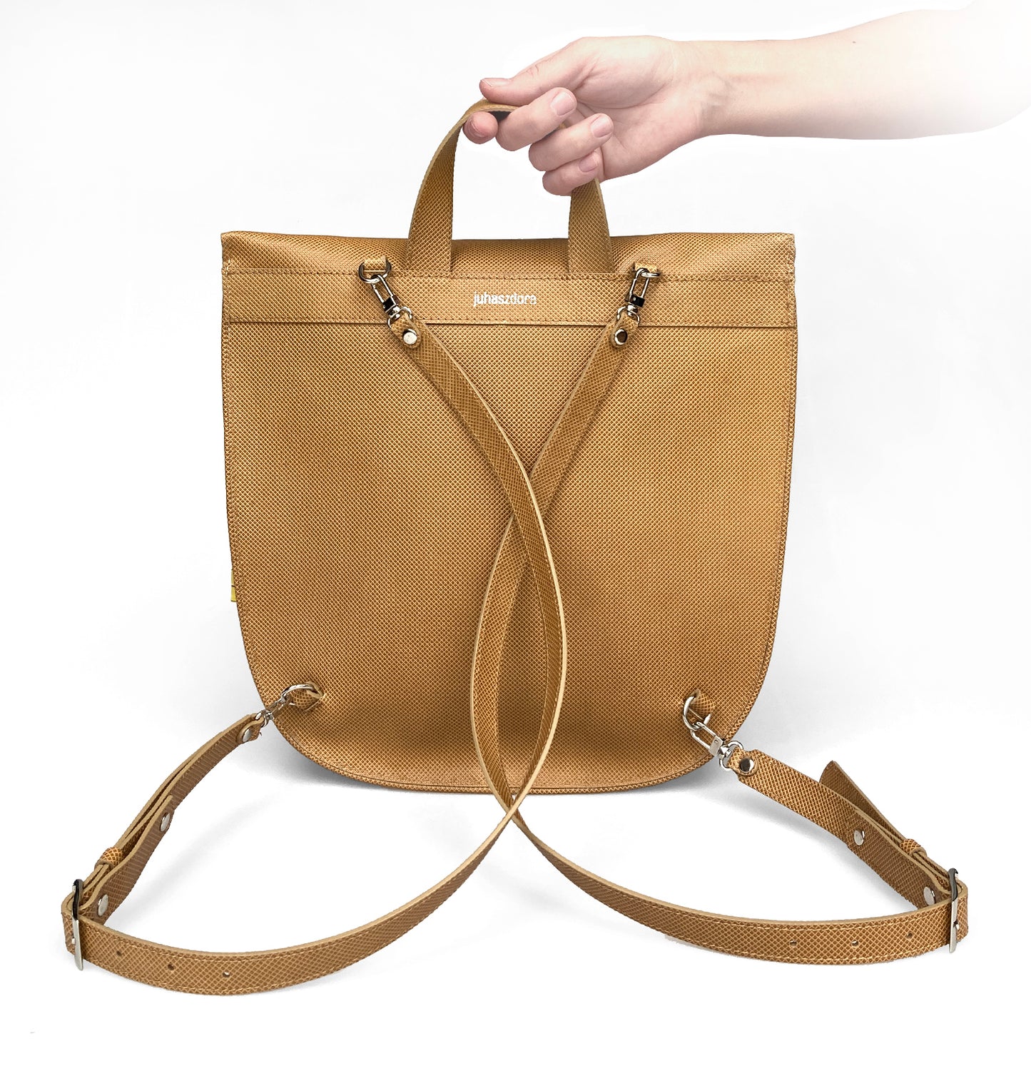 Vanda hátitáska - mustár crossprint