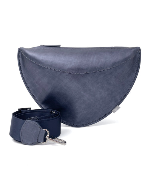 Vanda belt bag - metallic blue