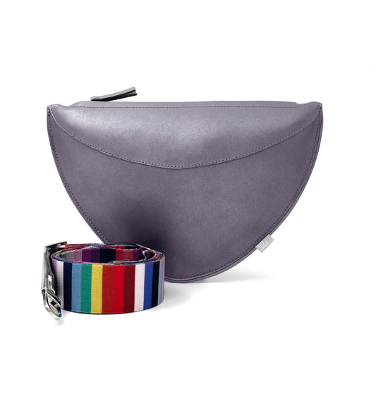 Vanda belt bag - purple silver (2)