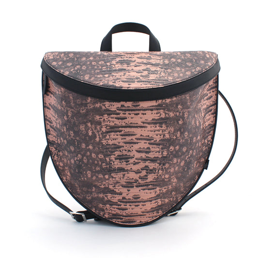 Vanda backpack - snake print pink