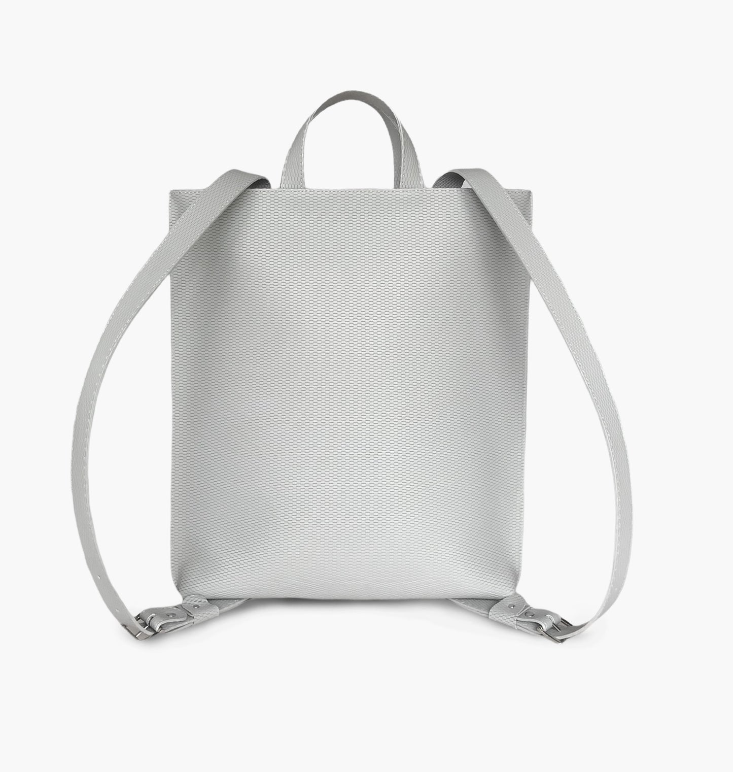 Réka backpack - gray with patterned surface